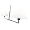 Z-Lite Leila Chandelier, 2-Light, 12 In.W x 62 In.L x 9.5 In.H, Matte Black/White Linen 744-62L-MB - alternate 5